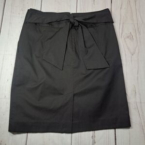 Banana Republic Skirt with Tie Belt Size 4 Dark Brown